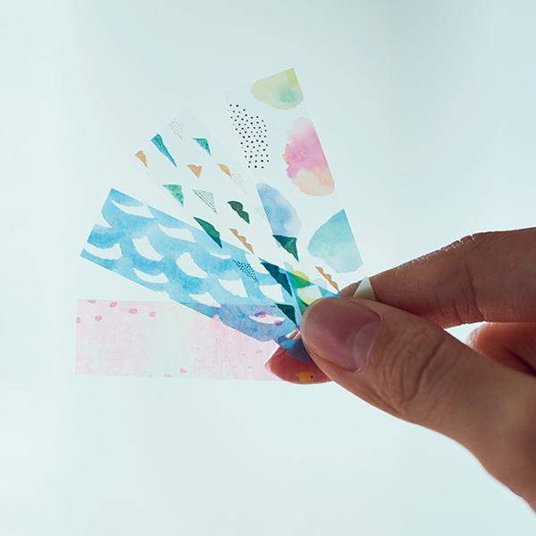 King Jim Kitta Washi Masking Tape - Clear Type - Patch -  - Washi Tapes - Bunbougu