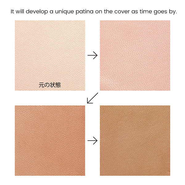 Midori MD Notebook Cover - Goat Leather - A5 - - Notebook Accessories - Bunbougu