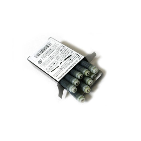 Platinum Ink Cartridges - 10 Cartridges - For Platinum Fountain Pen - Black - Ink Cartridges - Bunbougu