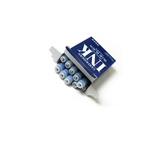 Platinum Ink Cartridges - 10 Cartridges - For Platinum Fountain Pen - Blue Black - Ink Cartridges - Bunbougu