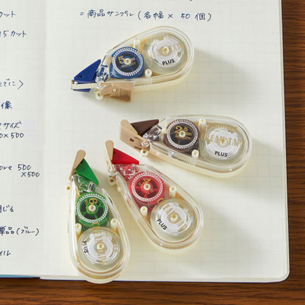 Plus Whiper Petit Cream Colour Correction Tape - Small - 4 mm x 6 m -  - Correction Tapes - Bunbougu