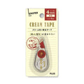 Plus Whiper Petit Cream Colour Correction Tape - Small - 4 mm x 6 m -  - Correction Tapes - Bunbougu