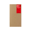 Traveler's Company Traveler's Notebook Refill 003 - Blank - Regular Size -  - Notebook Accessories - Bunbougu